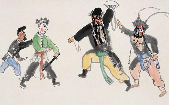 收藏价值
关良戏画是近现代海派书画的经典品类，70年代晚年精品存世量有限,这件应