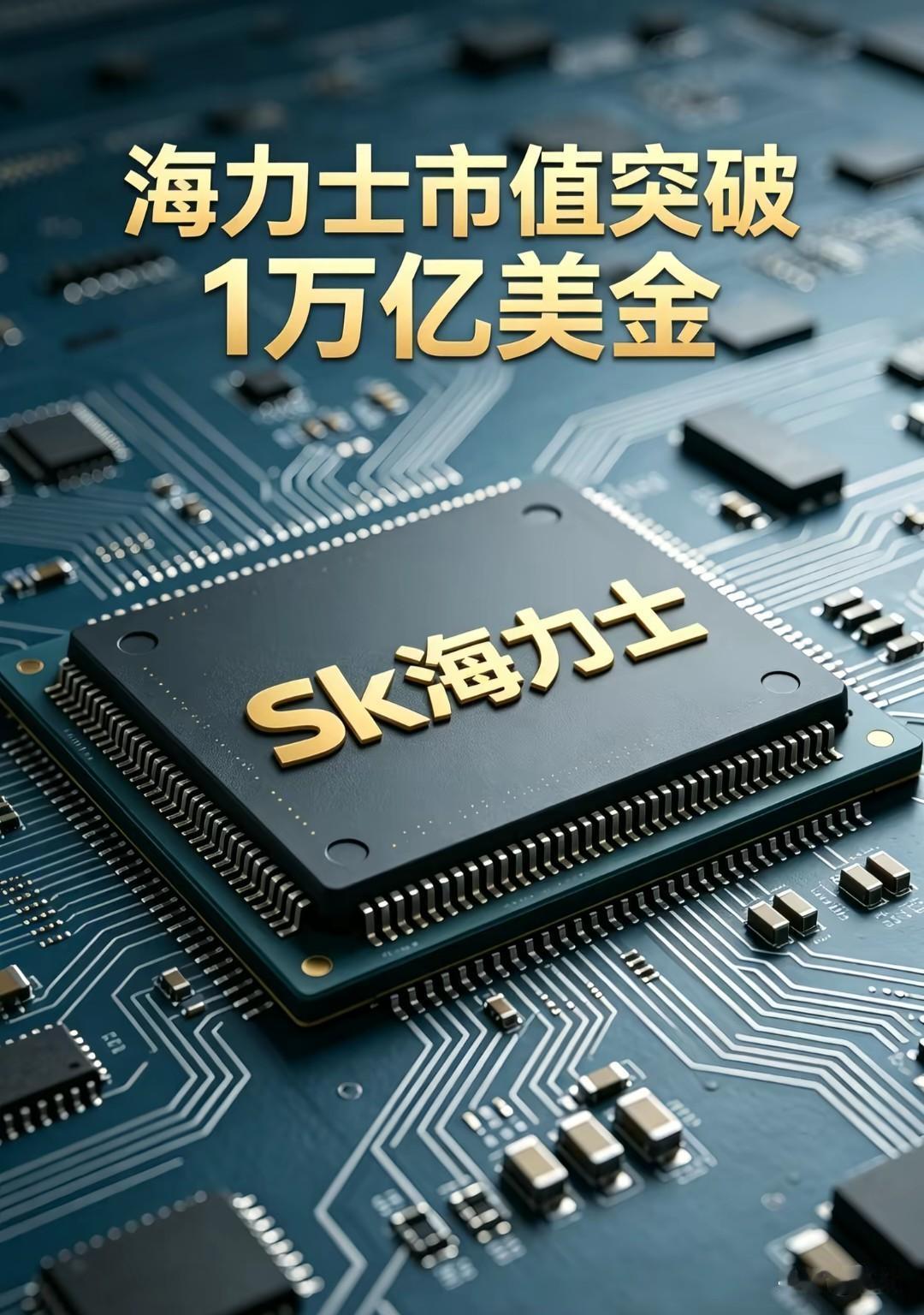 刚刚，韩国半导体巨头SK海力士干了一件惊天动地的大事！它成功跻身全球“万亿美元俱
