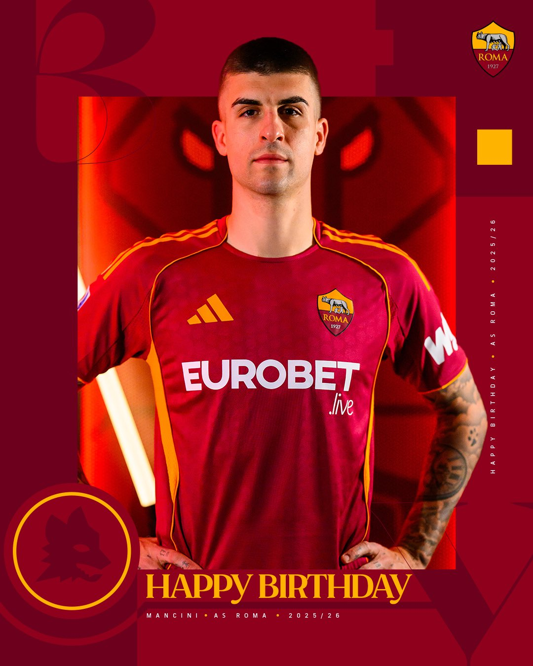 曼奇尼进化史，30岁生日快乐阿尔代尔也发文为他庆生：“生日快乐，詹卢卡。一位真正