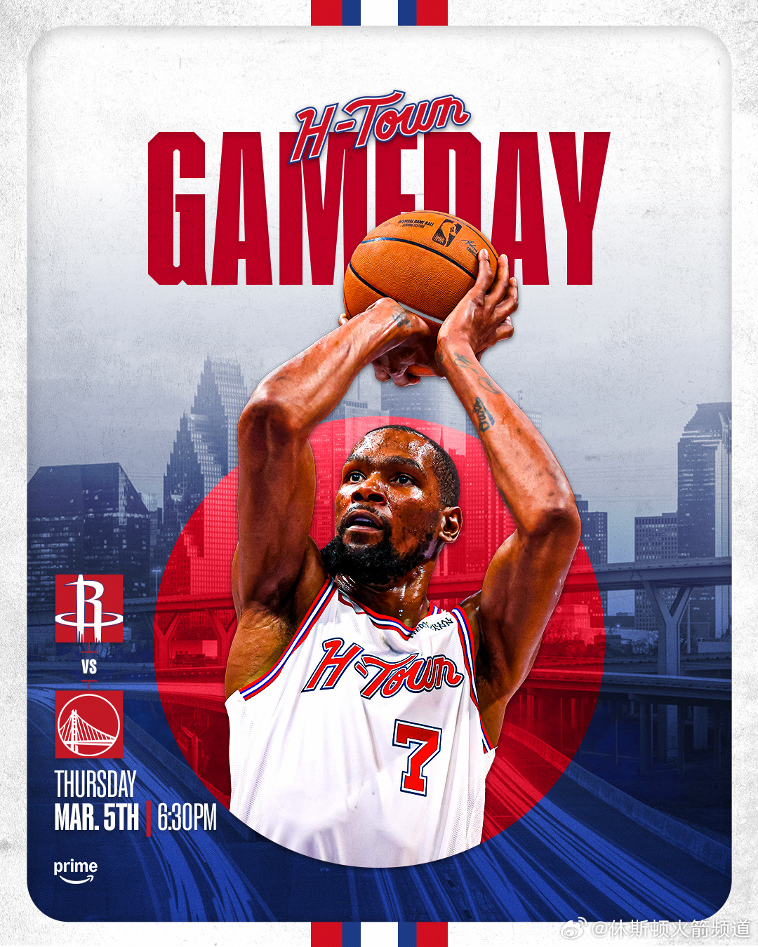 8:30火箭主场战勇士！小贾首发小谢回归替补原声直播：网页链接（复制到浏览器打开