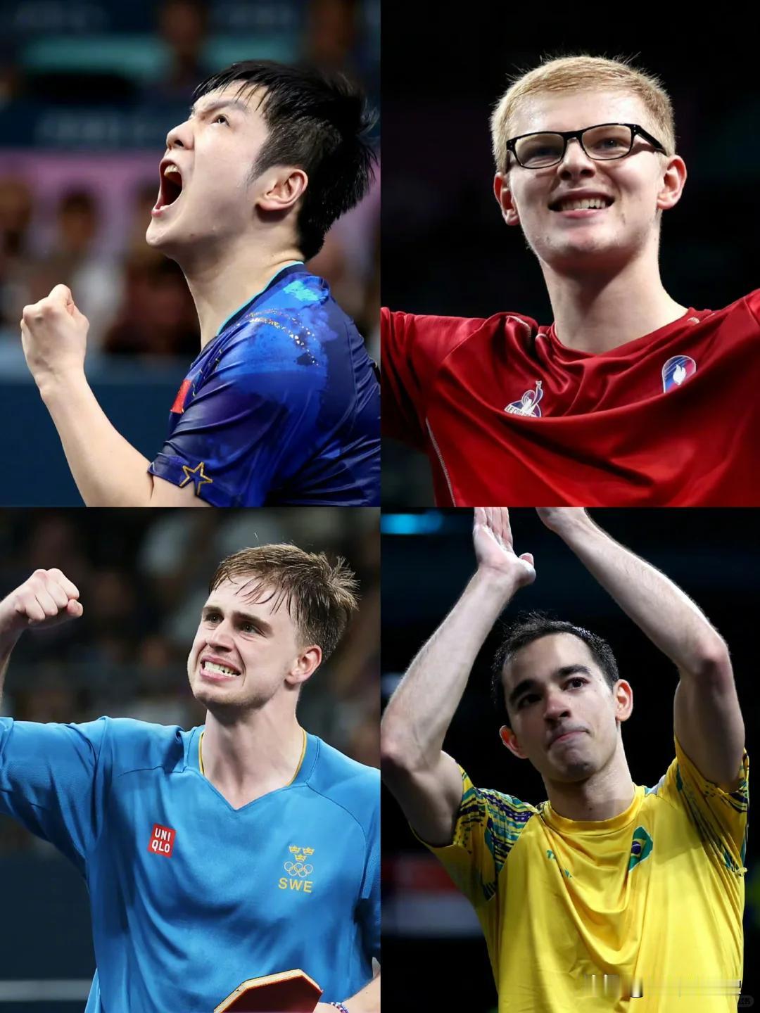 今天，樊振东 vs 费利克斯·勒布伦
小布，是法国人，东道主，今年17岁，他长得