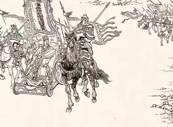 诸葛亮讲武德。两军对垒，诸葛丞相看到对方人心浮动阵脚不稳，却没有乘势出...