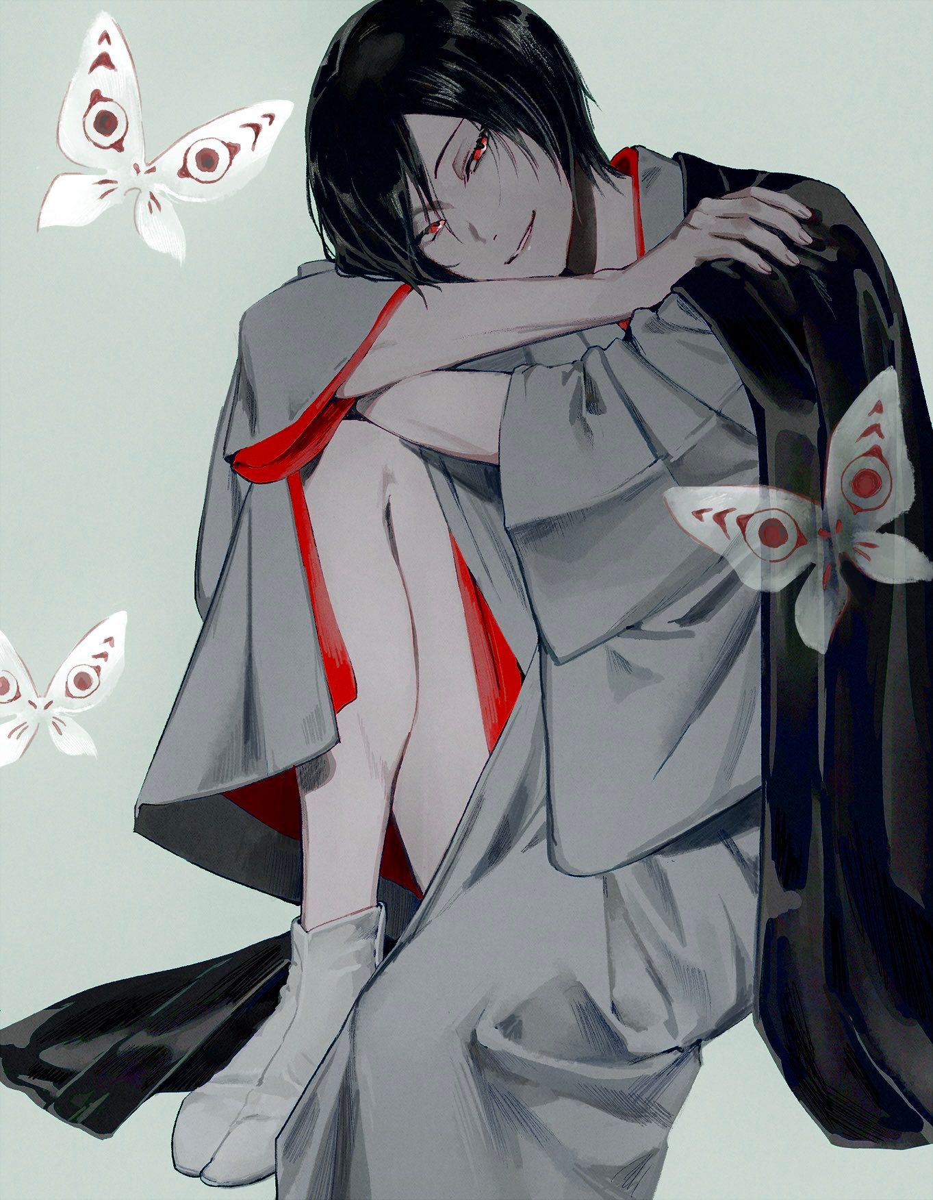 夏目友人帐的场静司 木莓老师绘制的家主大人真的好看鼠了.绘：kichigo_12