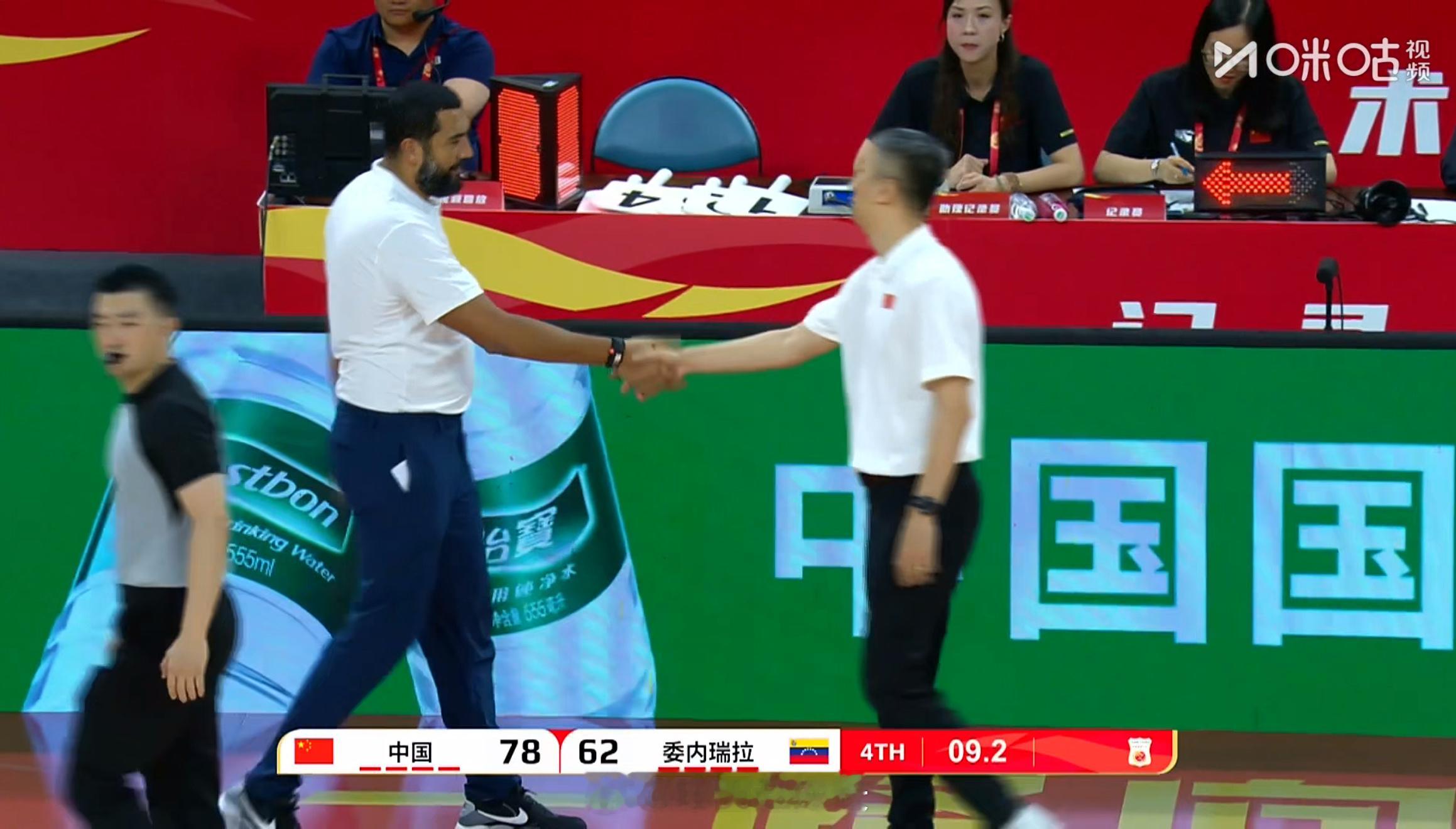国内热身赛第二场，78-62委内瑞拉，王俊杰16分全场最高中国男篮vs委内瑞拉男