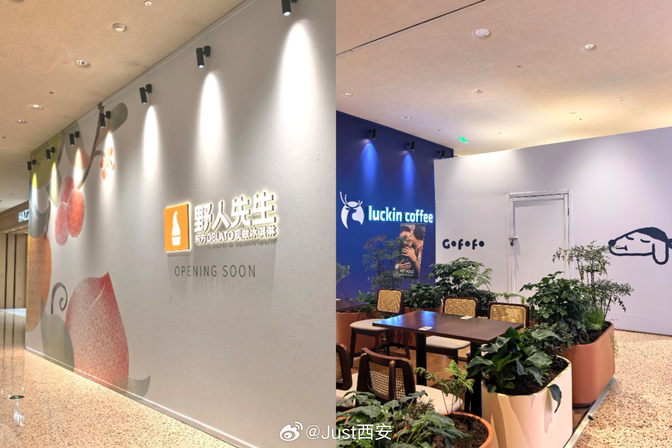 西安万象城本周品牌动向，1新开+5围挡+1围挡变化↓↓↓西安商业西安万象城 ① 