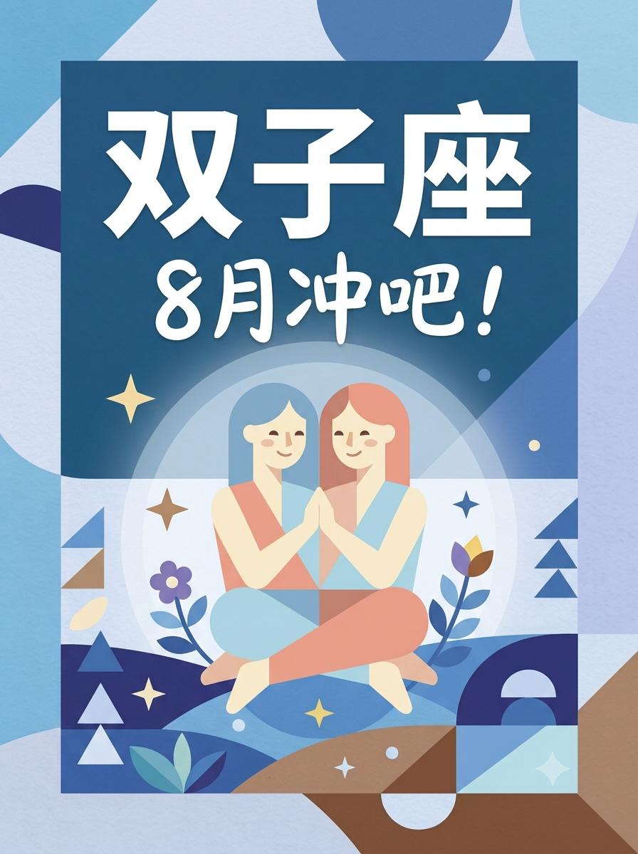 8月的双子座，找出口，再也不憋屈！。参考太阳+上升