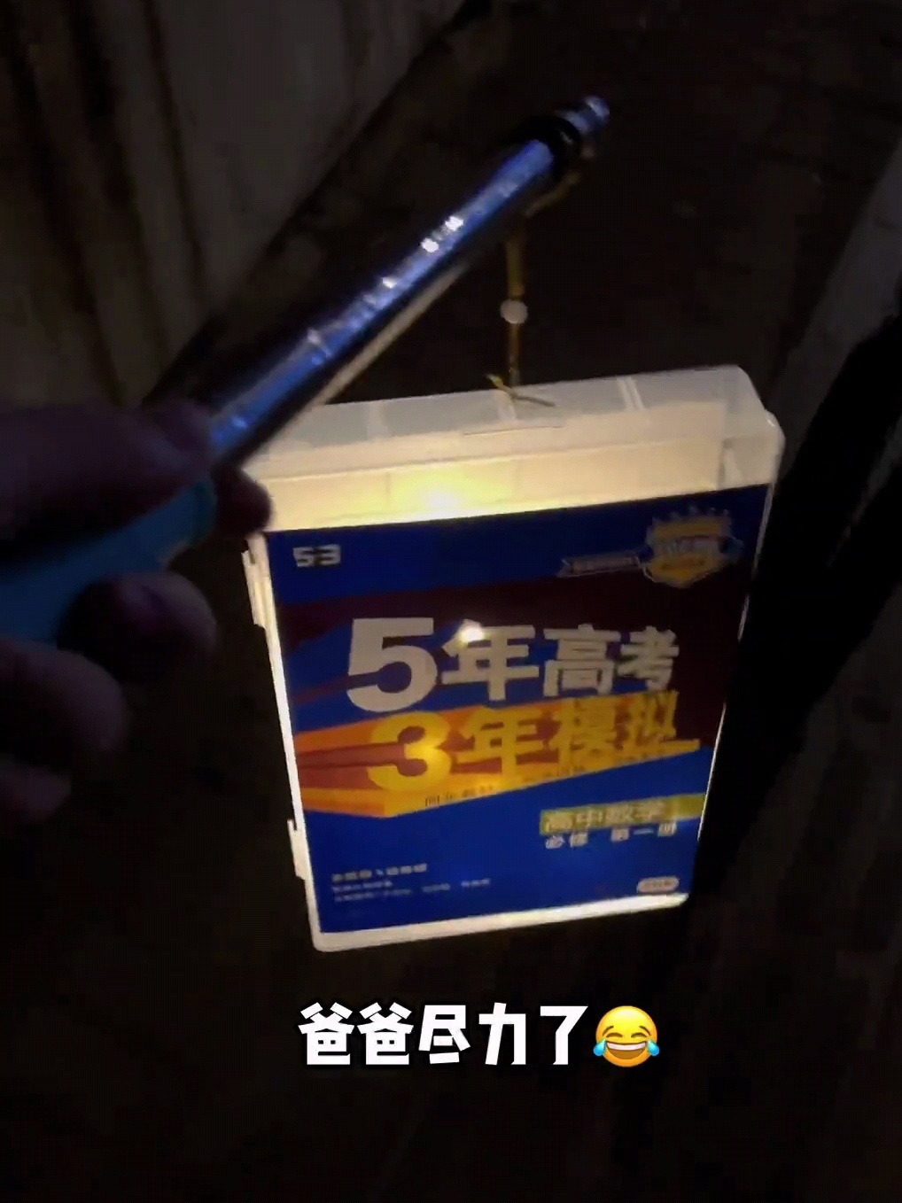 一位爸爸送给儿子的灯笼笑得这么开心一看就是知道吃了没文化的亏[doge] ​​​