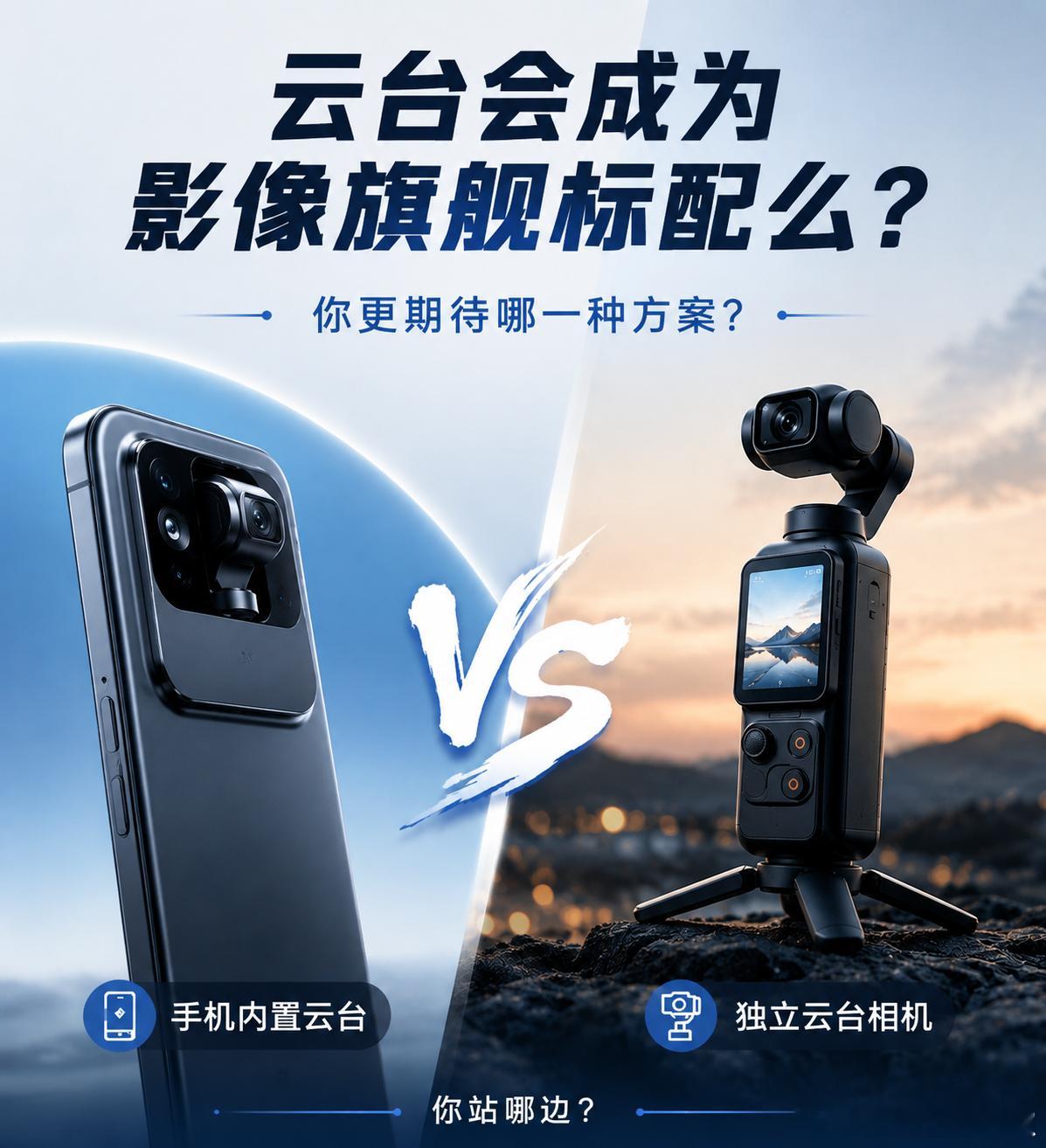 Pocket这类云台相机出圈后，手机厂商也开始关注这个方向云台会成为影像旗舰标配