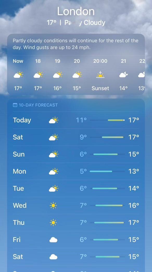 这什么天气… ​​​