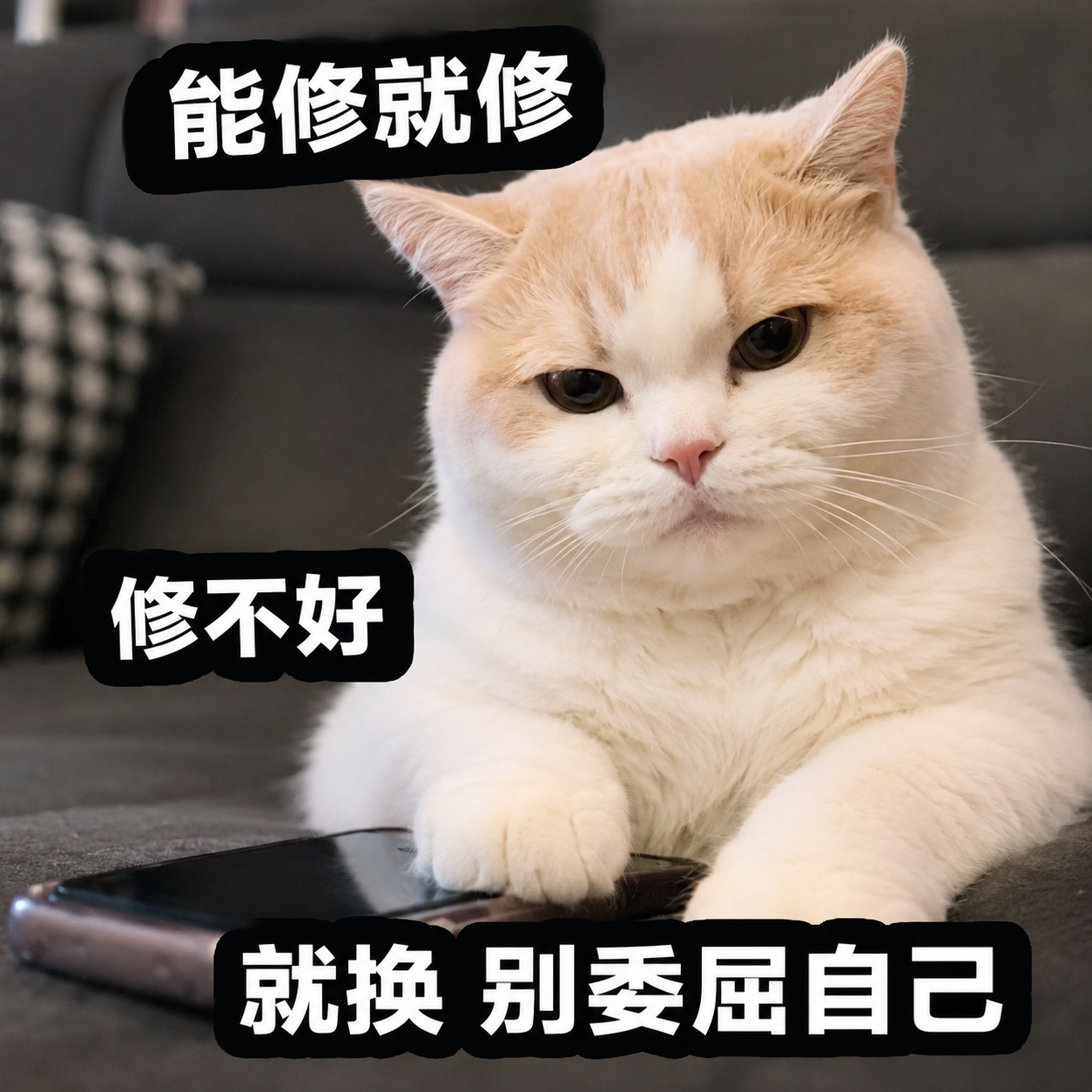 什么信号说明你该换手机了 大前提，有闲钱不换心里像猫抓一样就该换了（ps：还有两