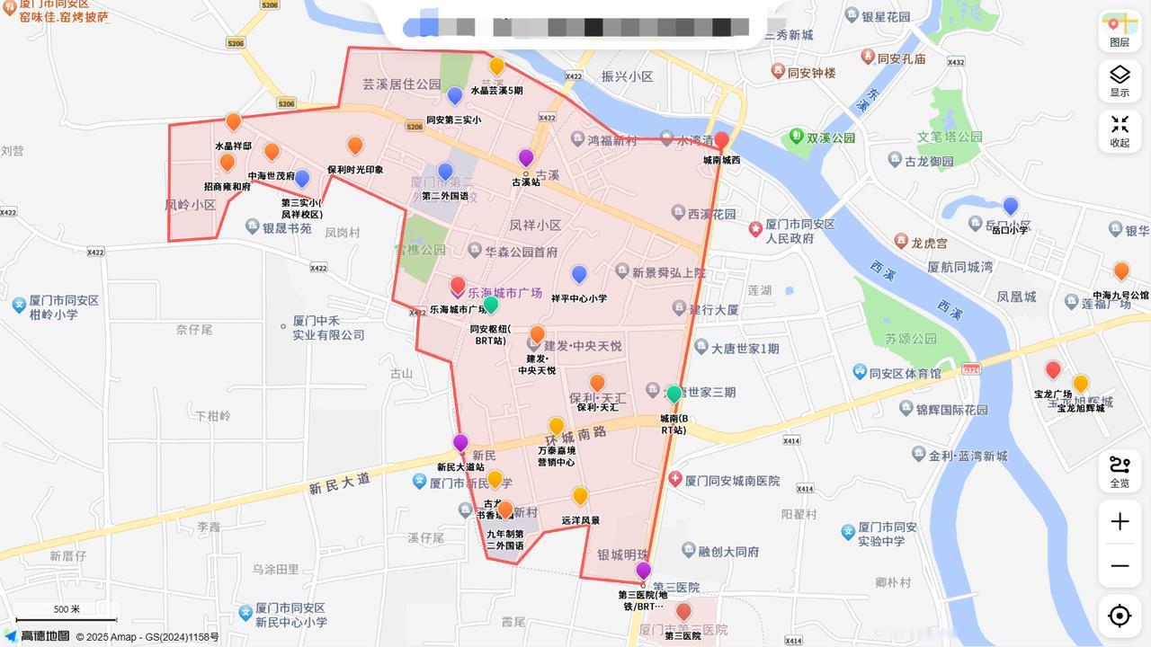 同安城南片区的古龙书香景园卖得怎么样？不知道，但知道的是，项目西北侧的坟墓堆积地