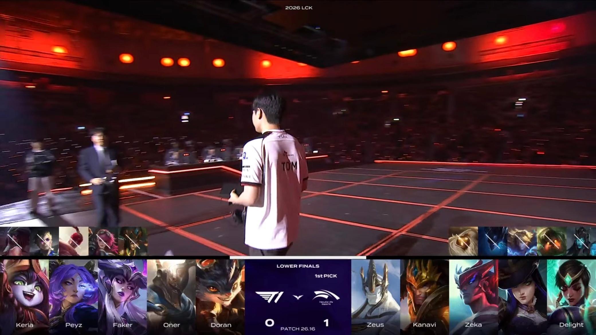 【2026LCK 】 GAME 02 vs HLE第二局BP如下T1[超话]T1