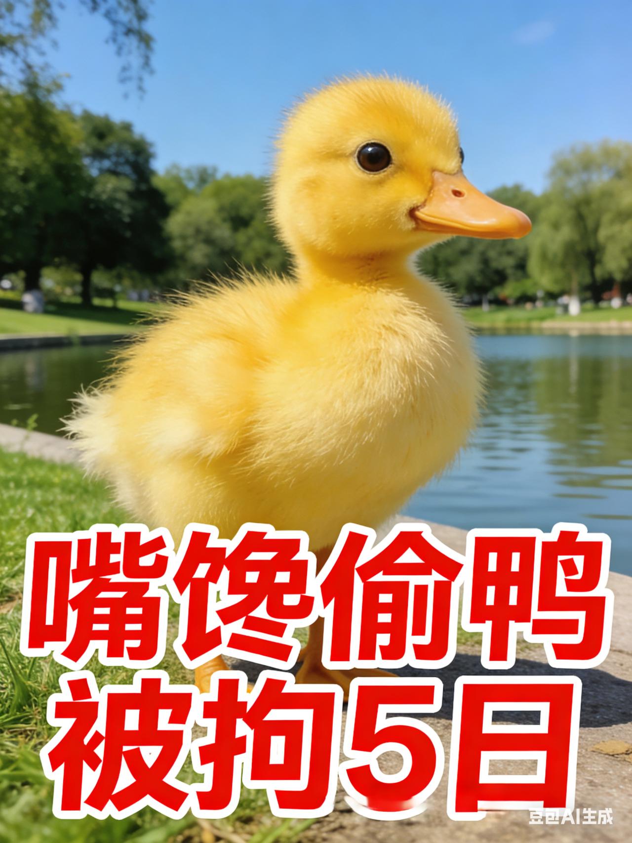 俩男子偷公园宠物鸭解馋，被警方拘留5日！
 2026年3月29日，广东中山金钟湖