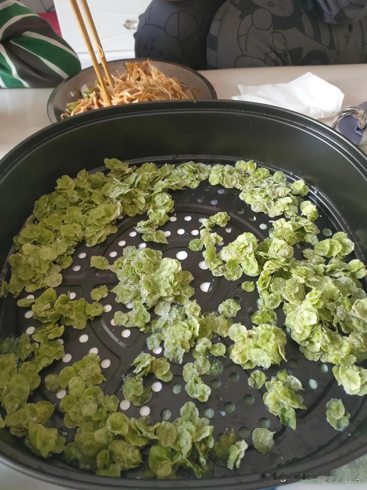 美食分享，榆钱拔烂子，你的老家吃么晒图笔记大赛