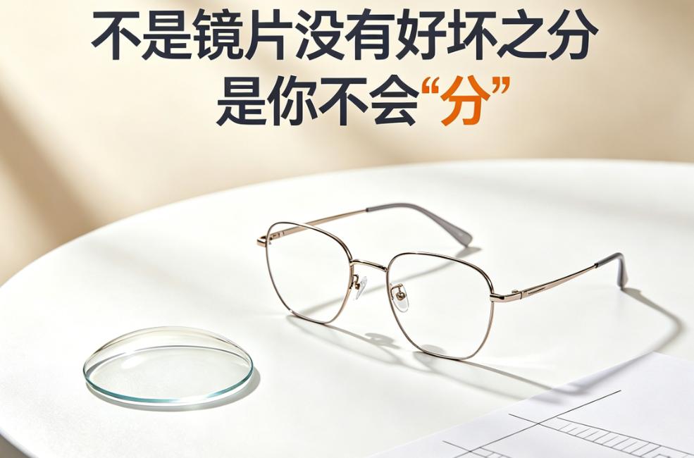 不是镜片没有好坏之分，是你不会“分”
配镜时，折射率、镀膜、防蓝光……一堆参数绕