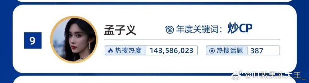 孟子义热搜又来了，每天都能看到热搜，当小柠檬也太爽了吧，过几天又能换cp磕了[来