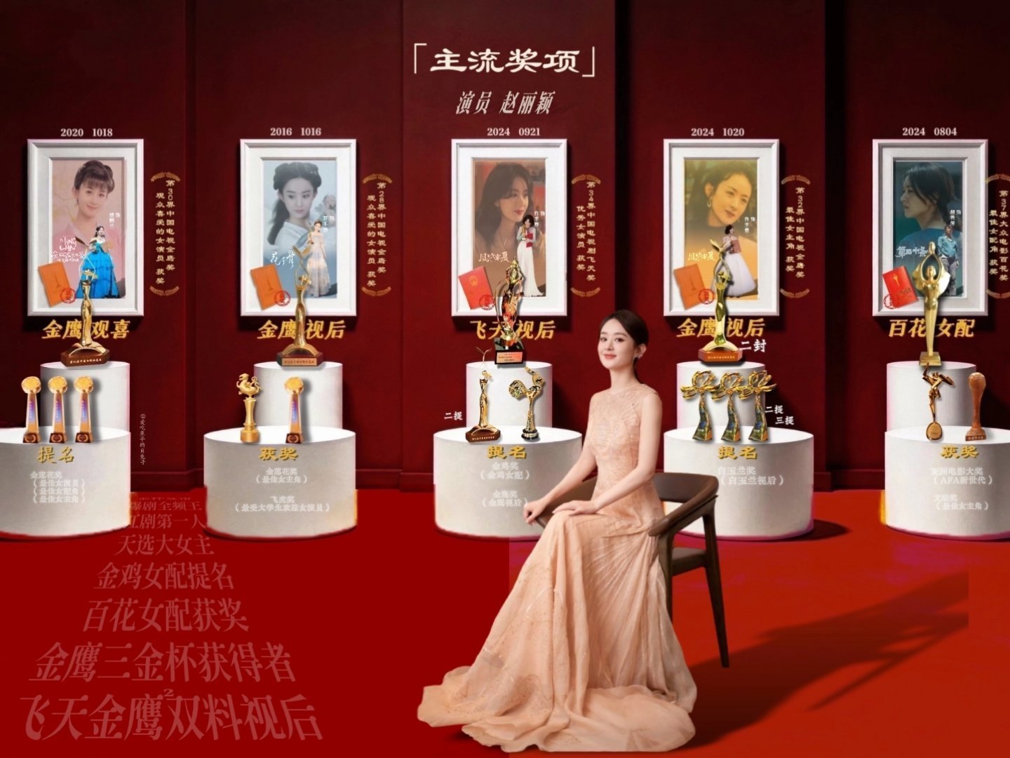 赵丽颖导演盛赞赵丽颖执着不服输 zly赵丽颖仅差白玉兰就大满贯 在朦胧月间为你祈