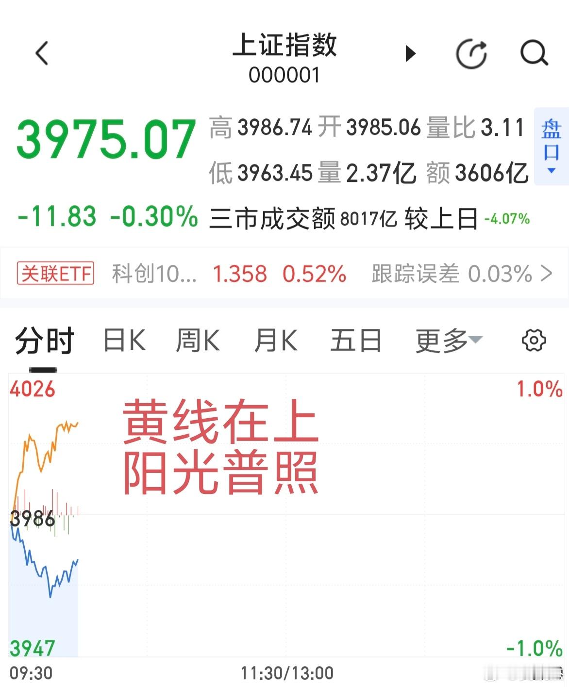 黄线在上，阳光普照～～～[笑cry] ​​​