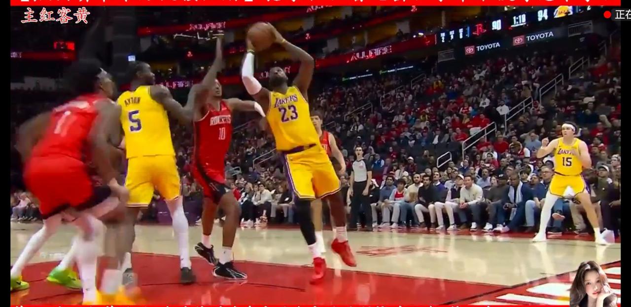 火箭末节最后2分钟崩盘，湖人 客场获胜，稳固了第三的位置。

不服老不行，全场7