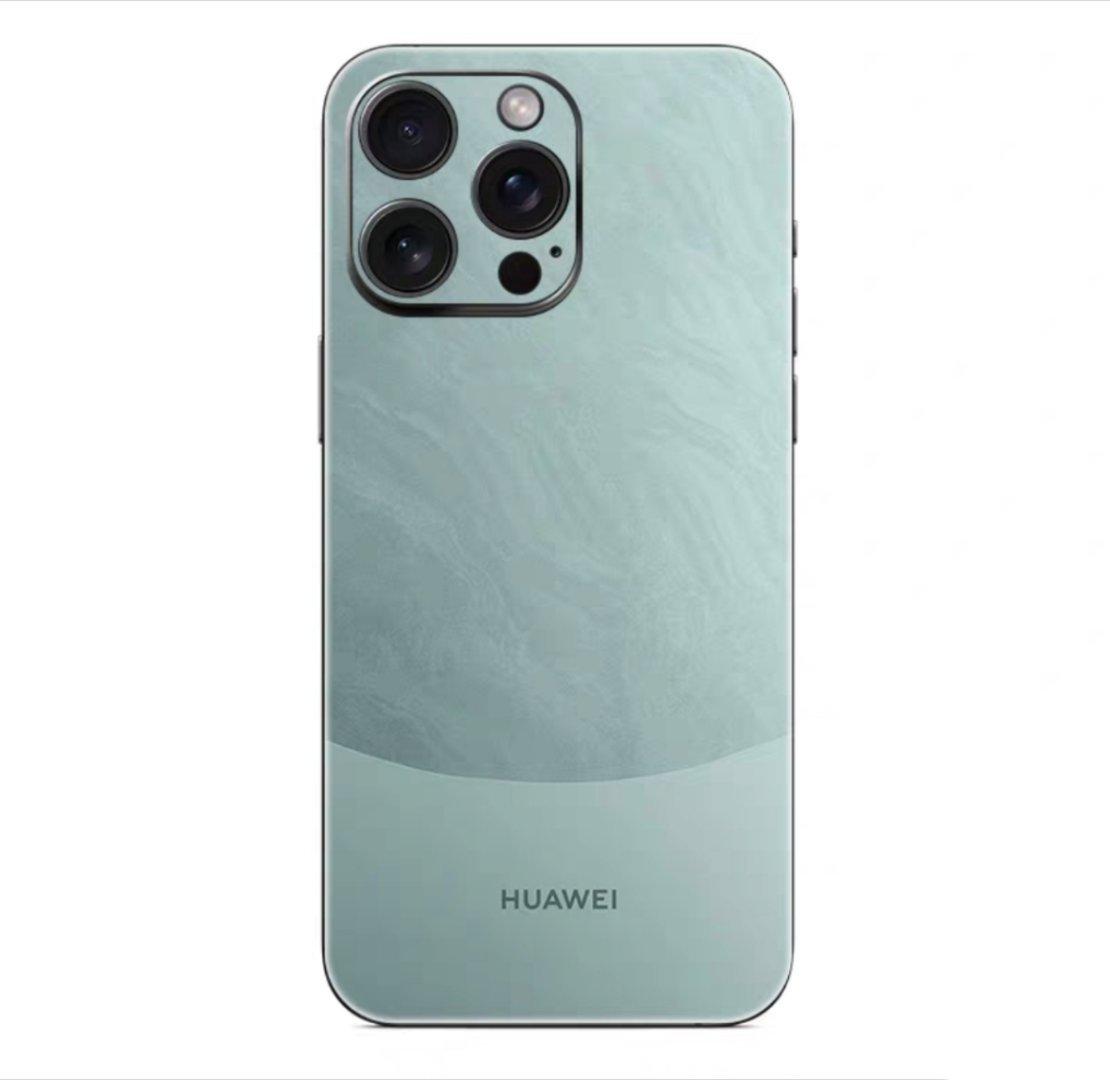 #iPhone改华为手机壳热销#有网友给苹果iPhone套上华为Mate 60样
