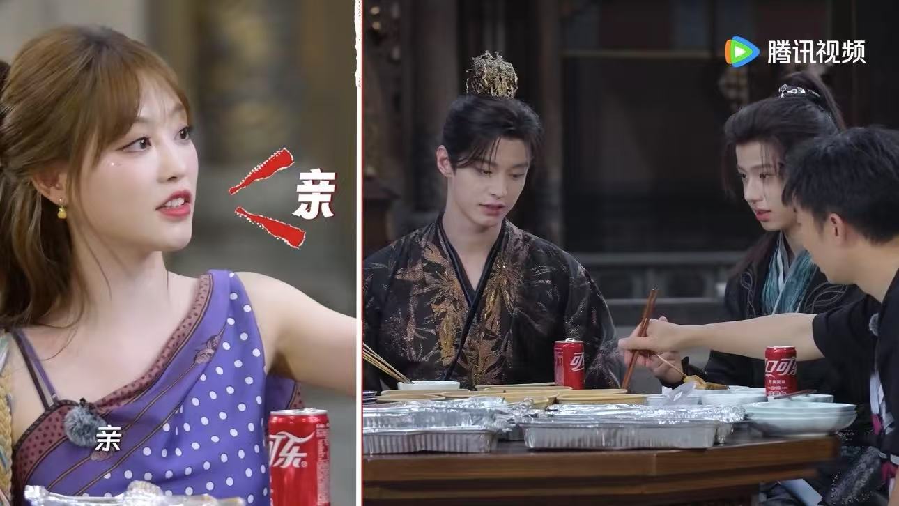 何与给林子烨整红温了 林子烨年纪小是真藏不住事儿，那耳根红的，隔着屏幕都能感觉到