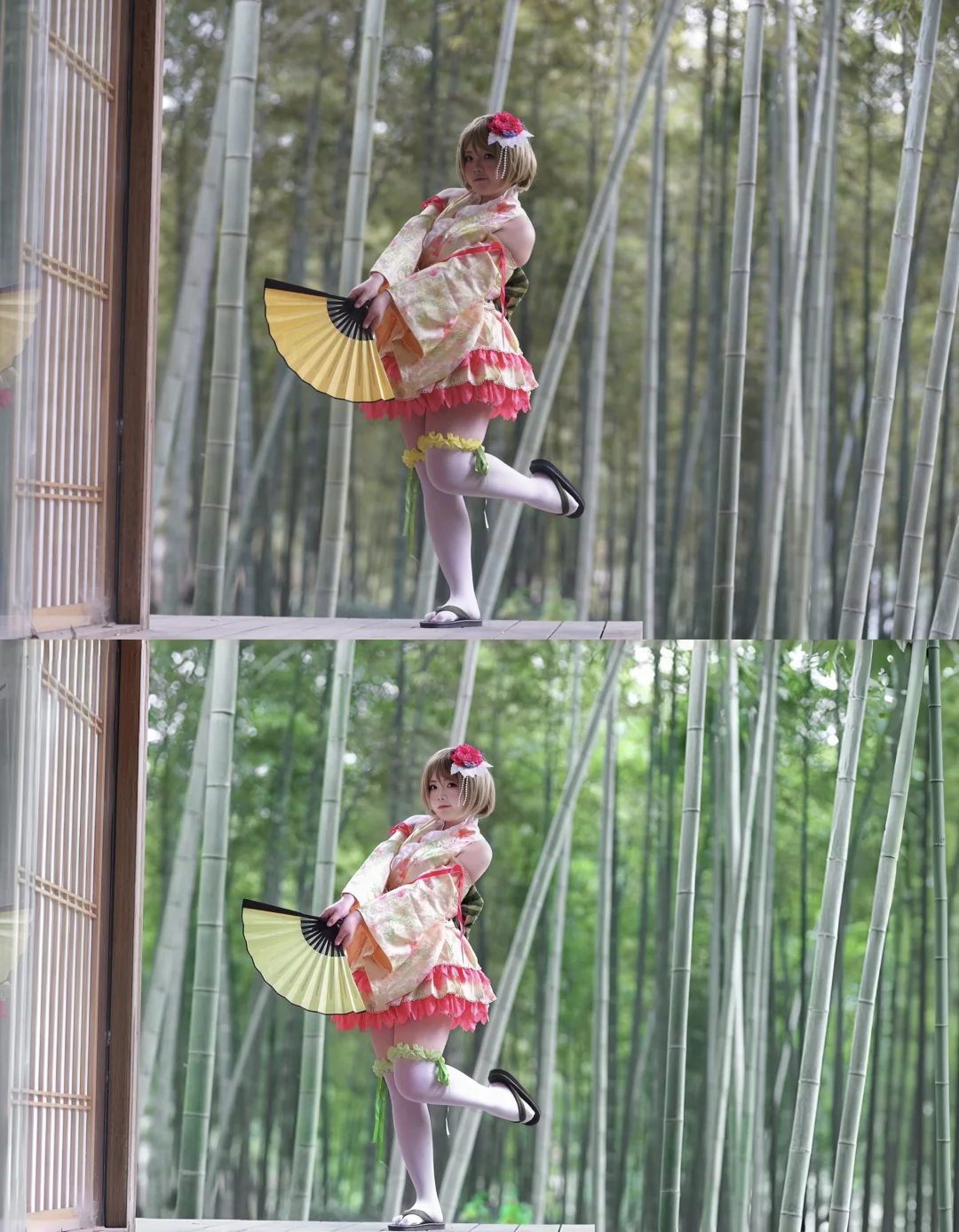 cos修图前后对比