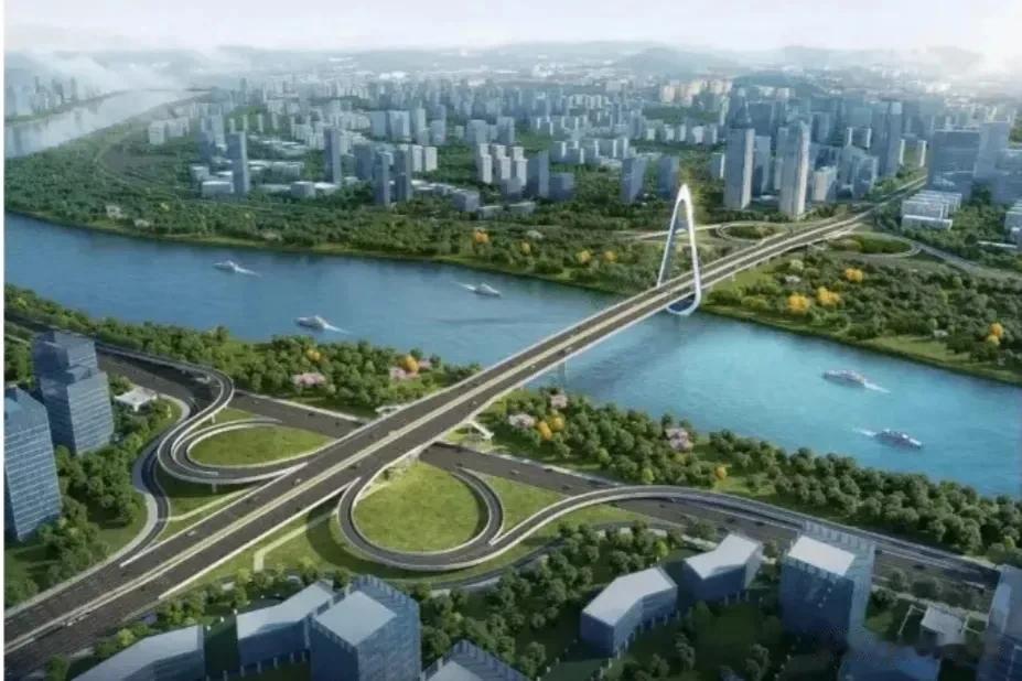 #旅游# 河源新地标(永康大桥) 位于市区北部东江两岸，东西走向，长度约1280