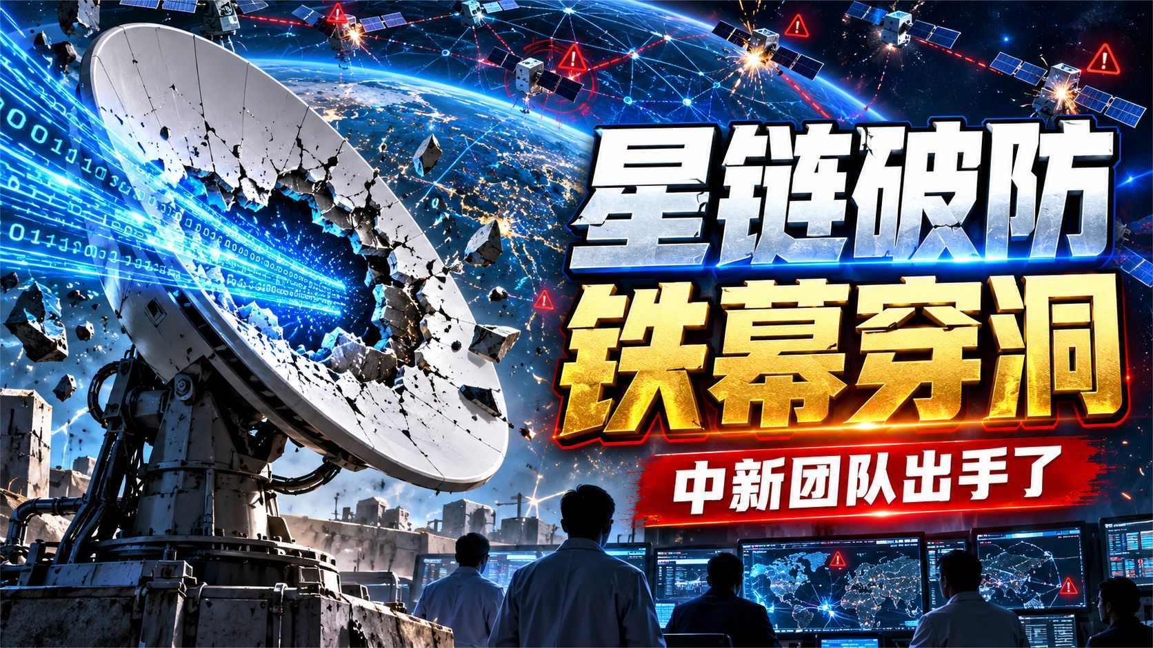 中新联合团队攻破星链终端，马斯克的太空铁幕被捅破了一个大洞