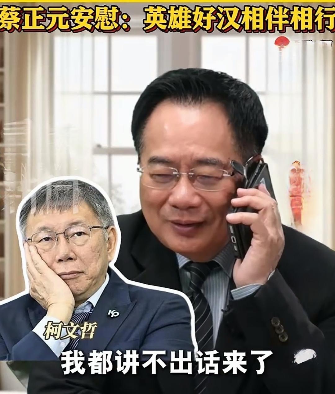 “英雄好汉相伴相行”！蔡正元被台湾法院判刑，为他哽咽的不是马英九，也不是朱立伦，