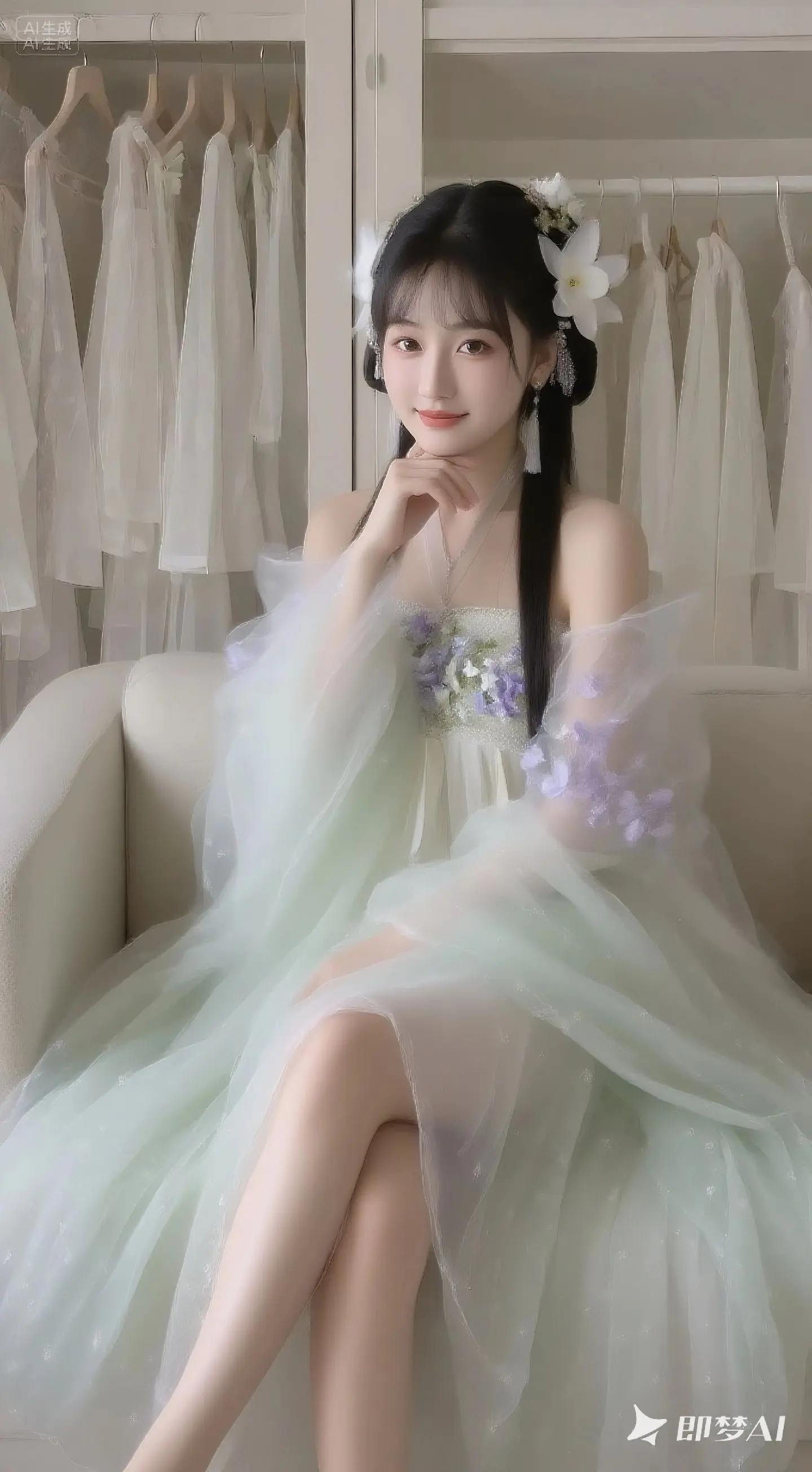 汉服小仙女 甜系女孩 清纯甜美 这也太好看了 古风小姐姐