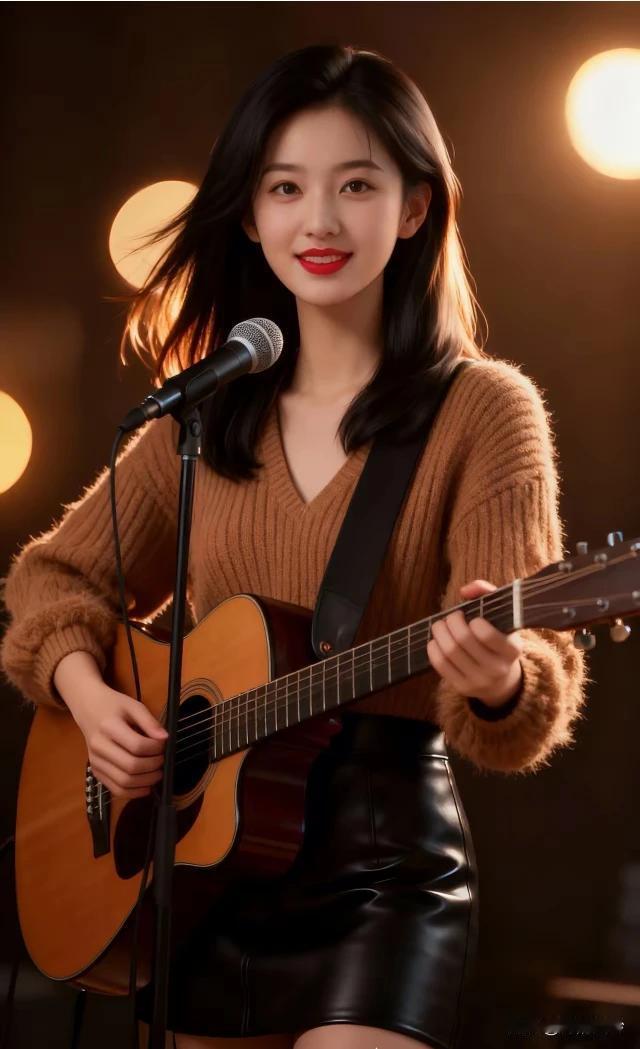 美女为了赚流量，
轻歌曼舞展锋芒。
不求虚名留尘世，
但求快乐心舒畅。