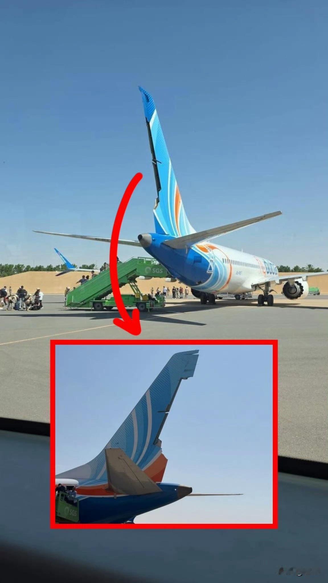迪拜航空这起高空惊险事件，并不是网传俄乌飞行员。
 
副机长是阿曼籍，持刀刺伤阿