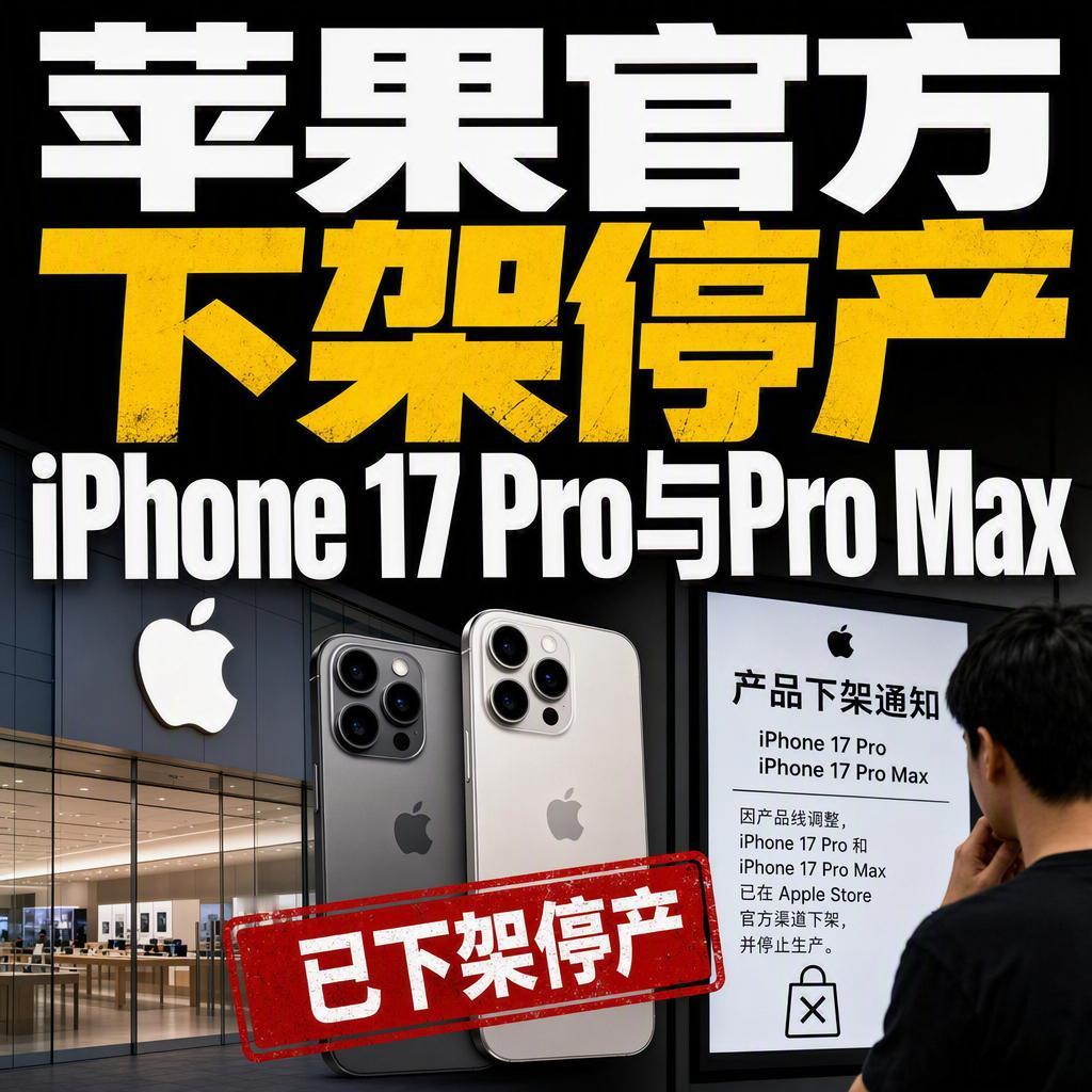 刚买不到一年的iPhone 17 Pro，一夜之间成了绝版。
9月10日苹果秋季
