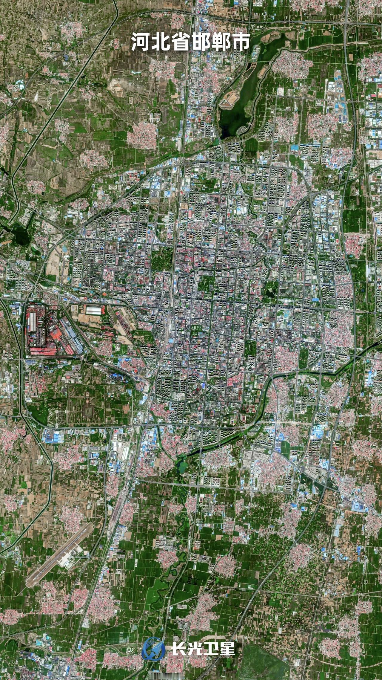 河北省邯郸市高清卫星图