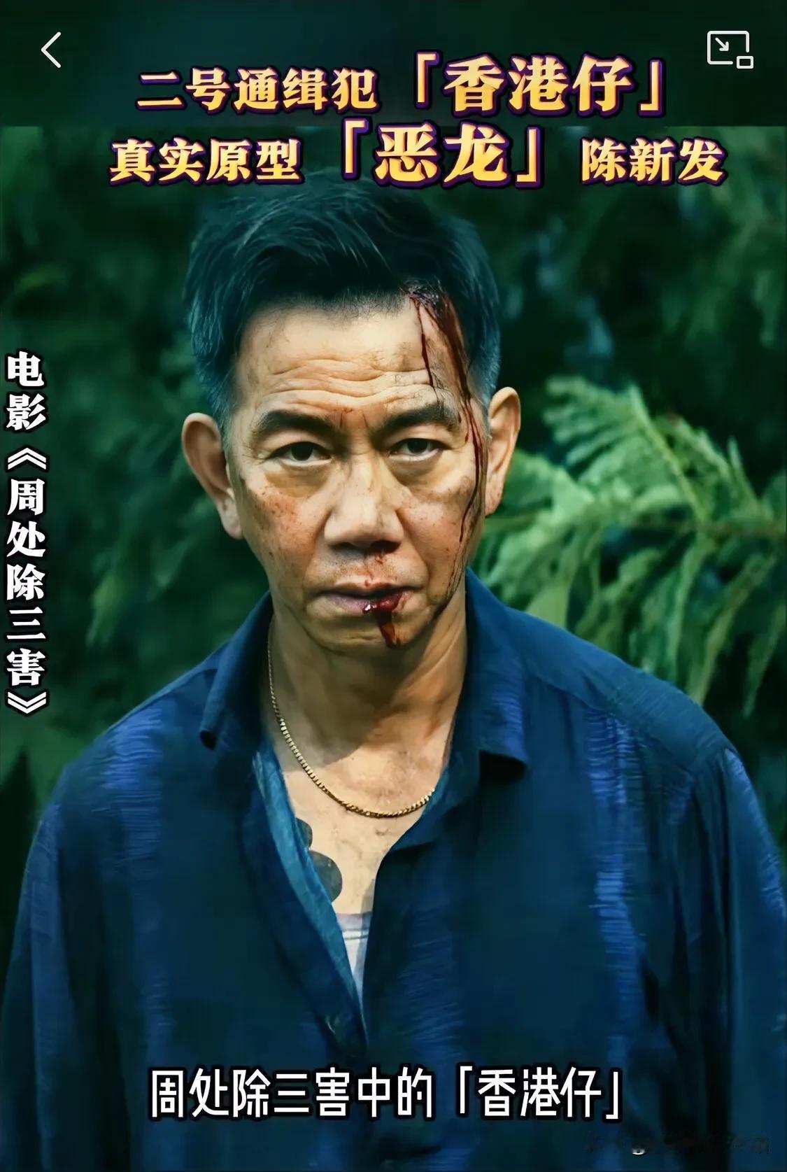 《周处除三害》中的“香港仔”，现实中的原型人物，为了抓他，1小时耗费了2000多