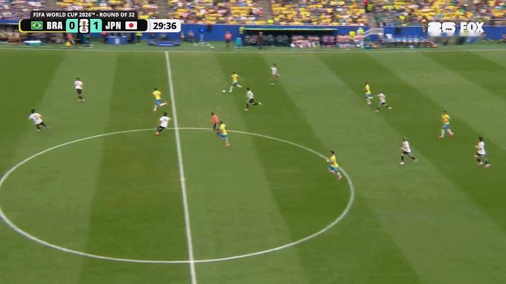 🚨29分钟，日本进球，1-0巴西。。。世界杯巴西vs日本