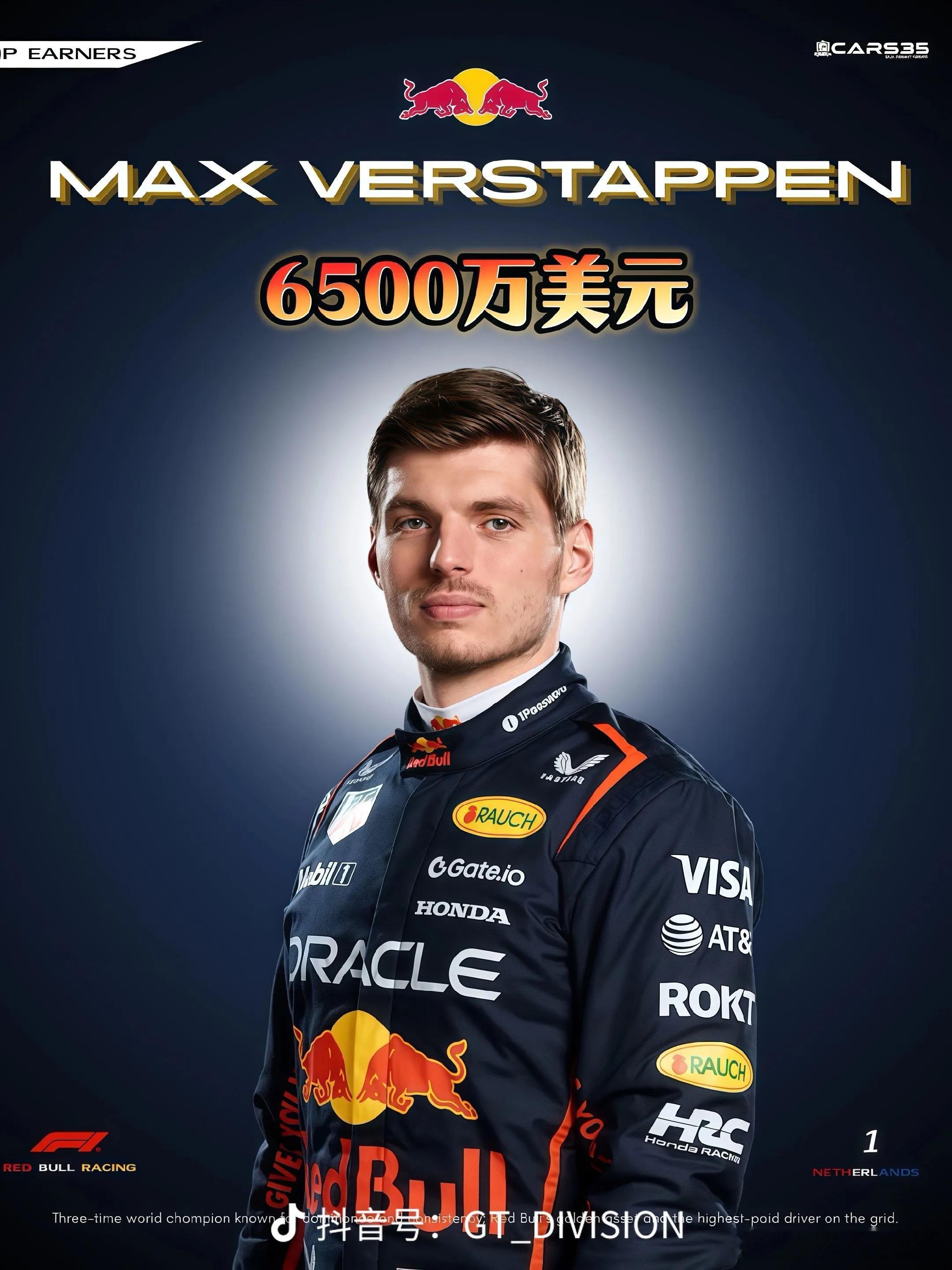 2025赛季F1车手年薪，你猜中了几个？[期待]看到最好笑的一条是，潘子=32.
