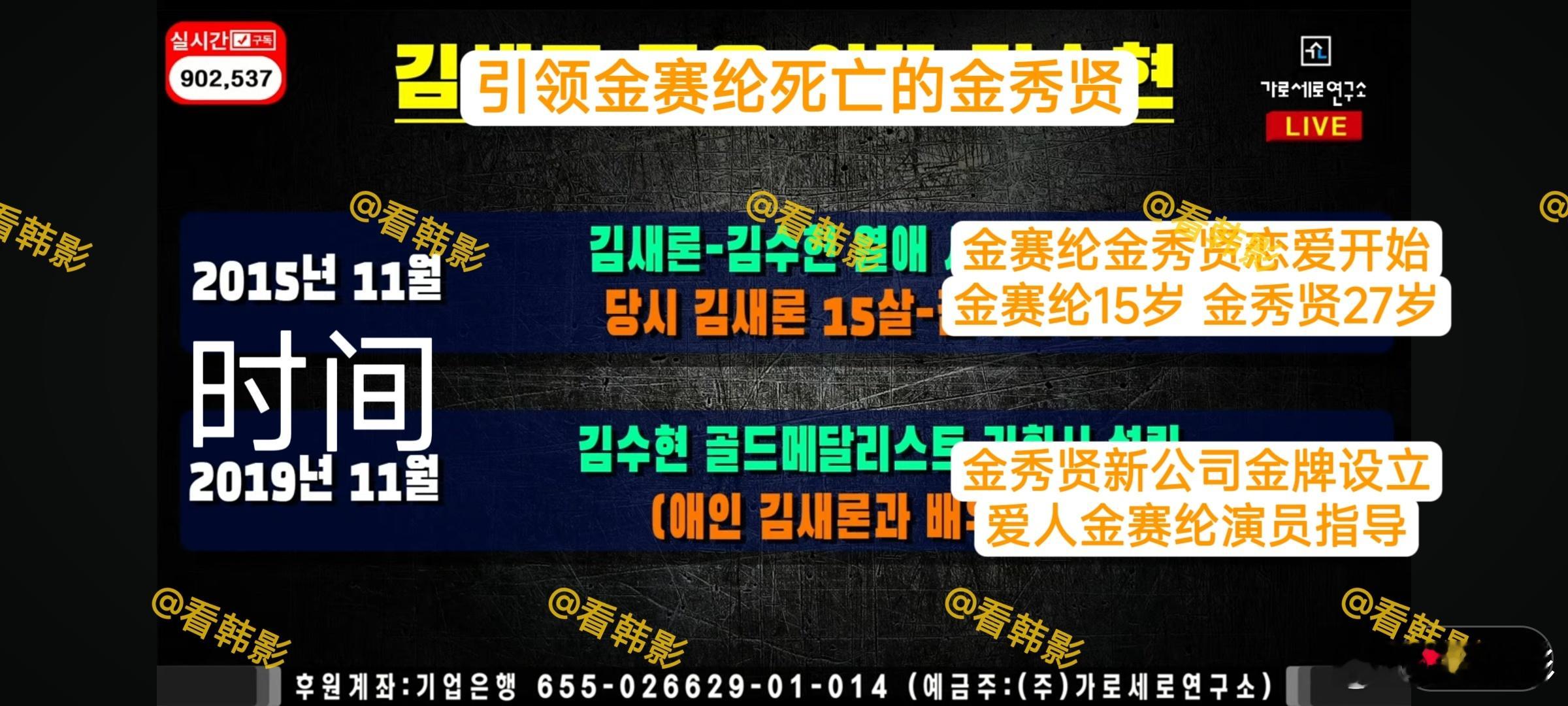 【首度公开】金秀贤金赛纶恋爱时间线 六年恋爱，到最后要求还钱的时间线公开！！！[