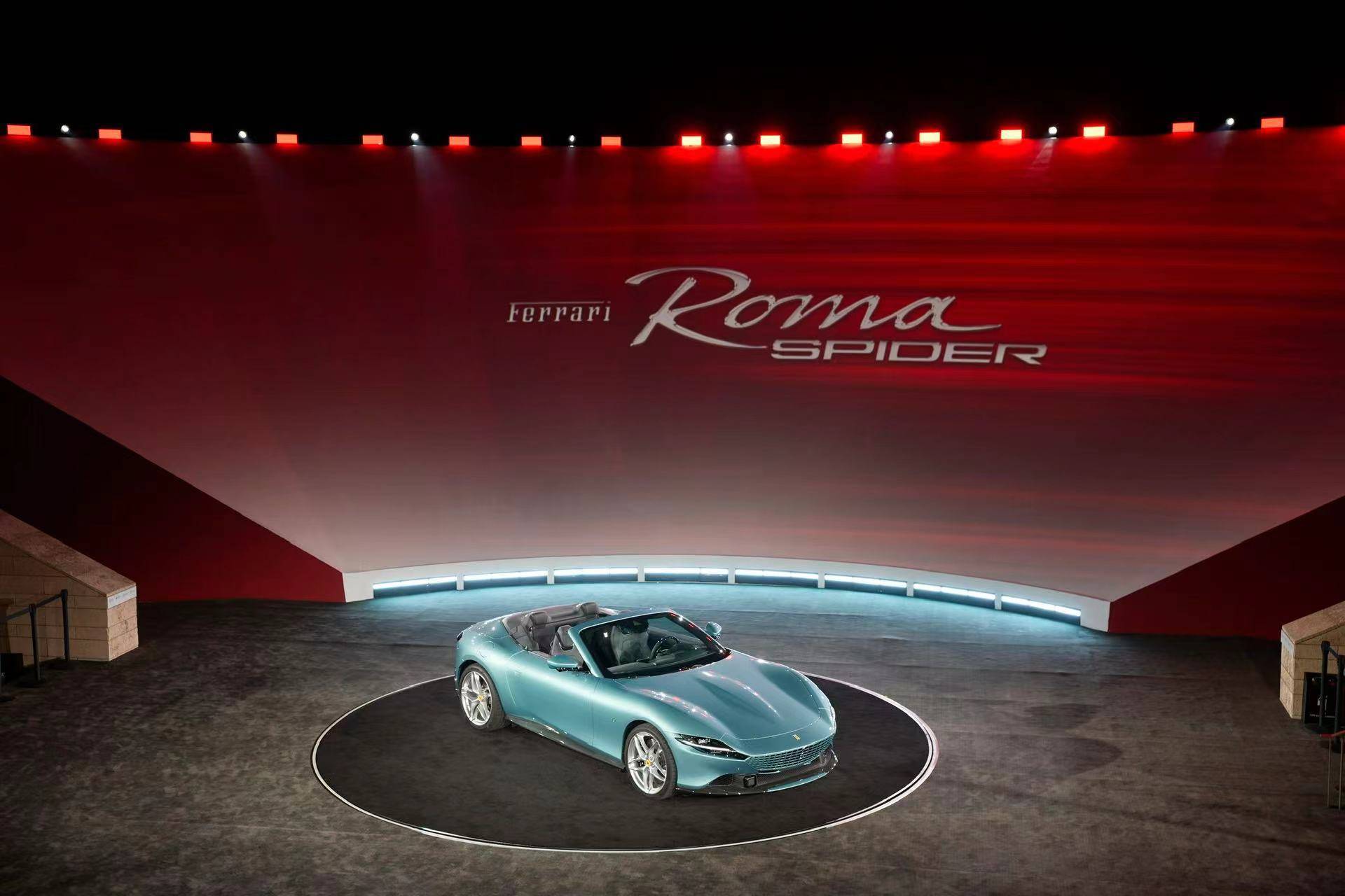 #汽车资讯#【售价276.2万 法拉利Roma Spider国内正式上市】 新车