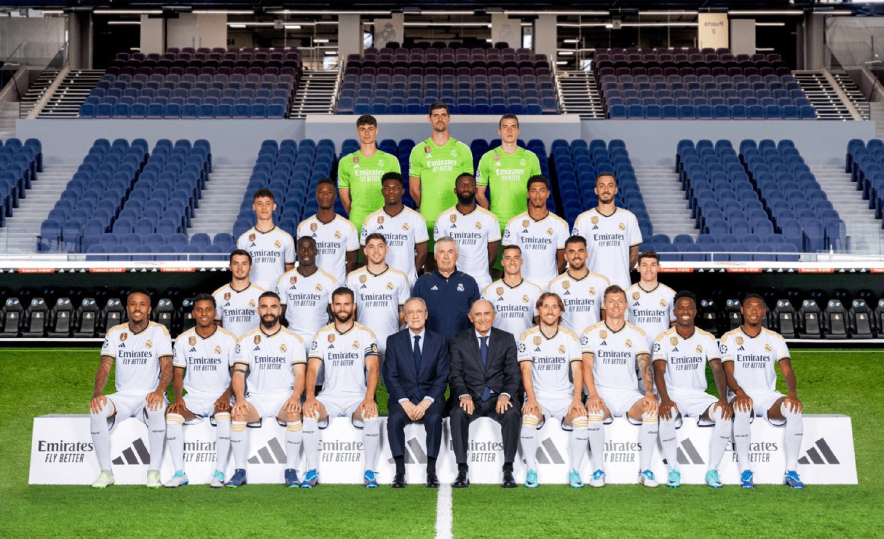 【回顾】皇马2023/24、2024/25赛季全家福。halamadrid ​​