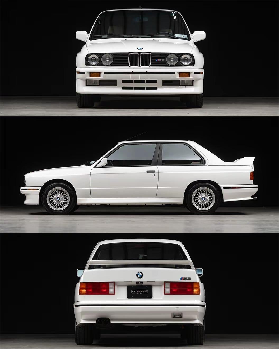 宝马E30 M3。1989年，宝马E30 M3已经不仅是一辆性能车，更是无数车迷