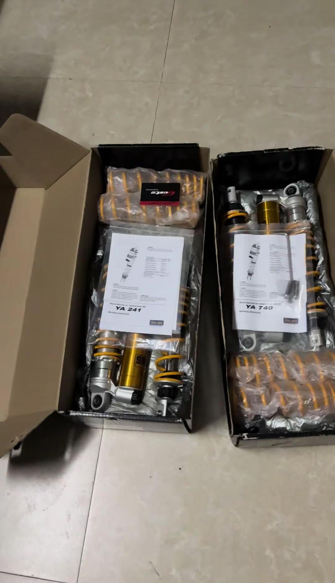 雅马哈Xmax300欧林斯后减震，型号分别是YA241 YA740，避震升级OH