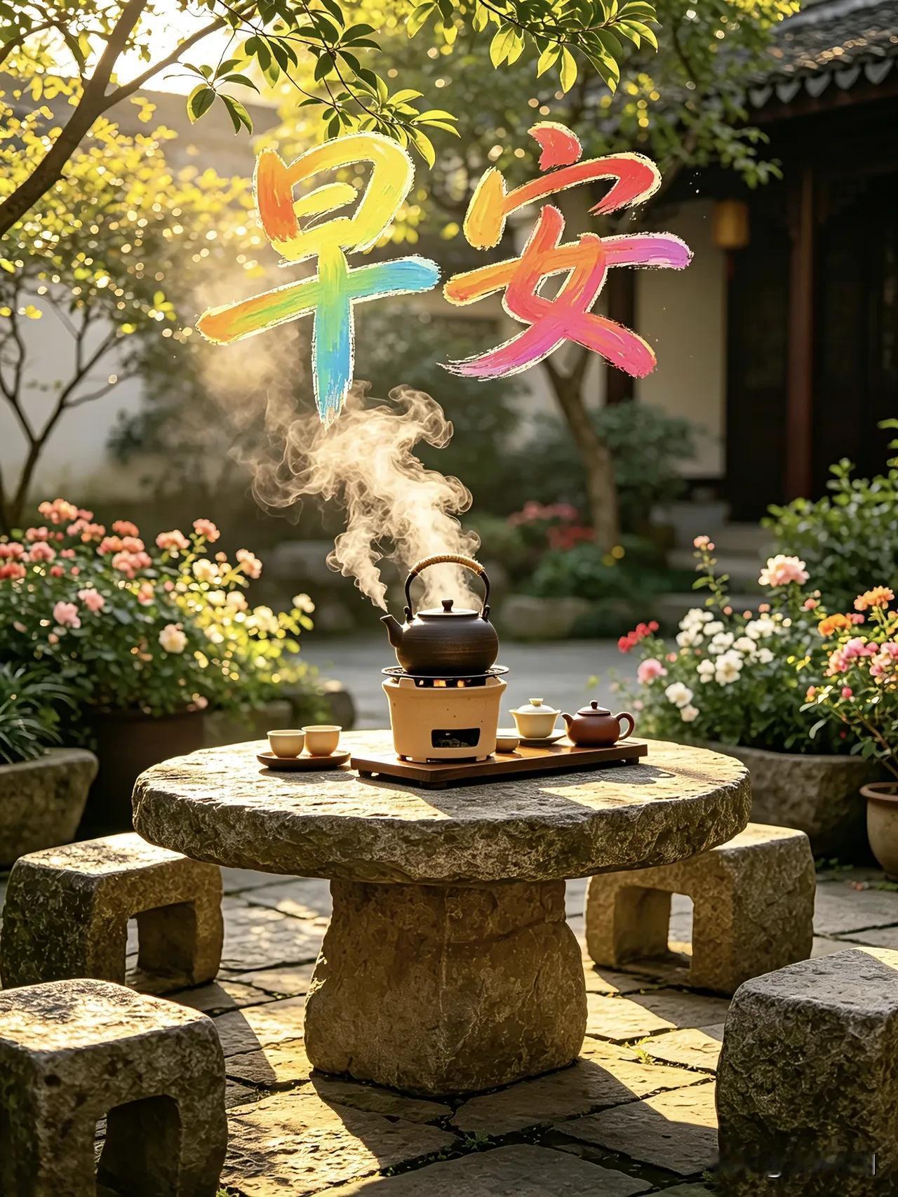 《鹧鸪天·无声寄福》
 
日驭无言暖九州，
墨痕默默诉心由。
繁花静绽铺佳景，