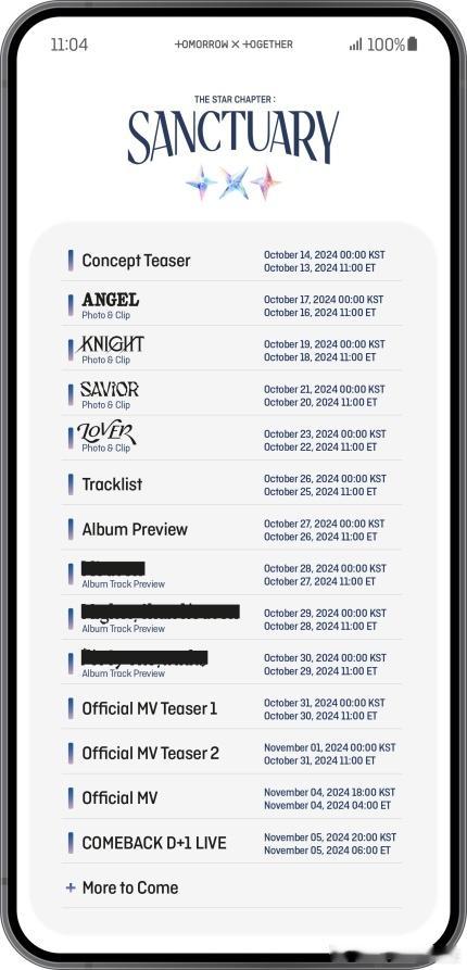 #TXT组合[超话]# 迷你七辑《The Star Chapter: SANCT