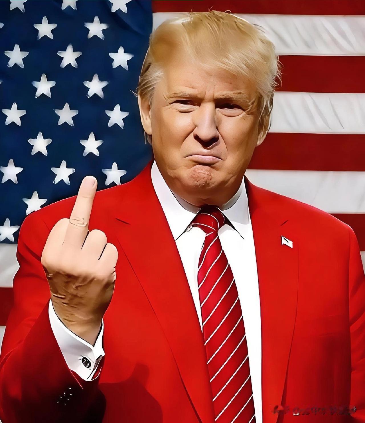 特朗普工厂竖中指，白宫称抗议者“疯子”，这出戏演给谁看？

昨天，美国总统特朗普