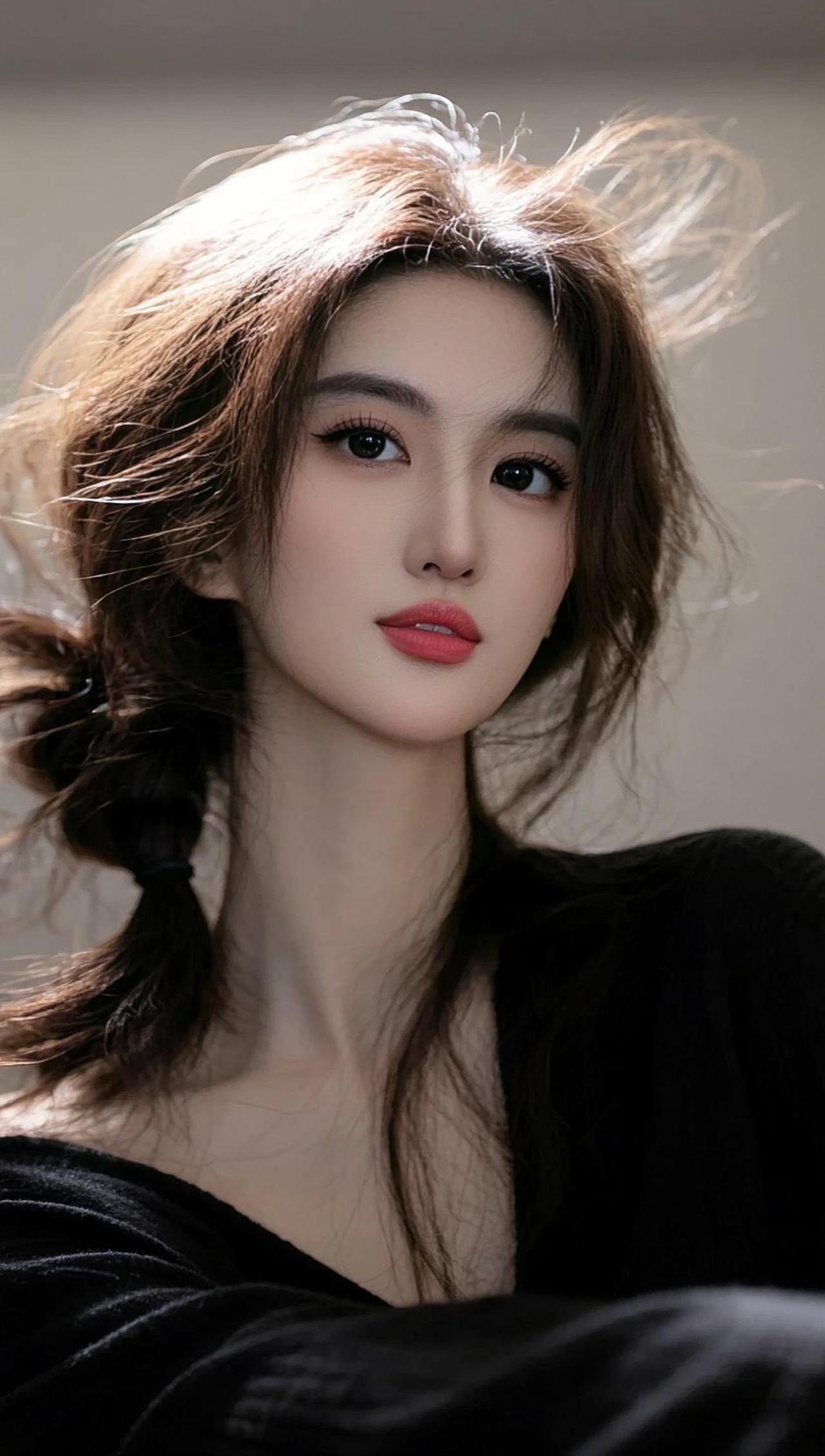 抖音ai创作 没有人能拒绝姐姐风 時尚 长头发女孩