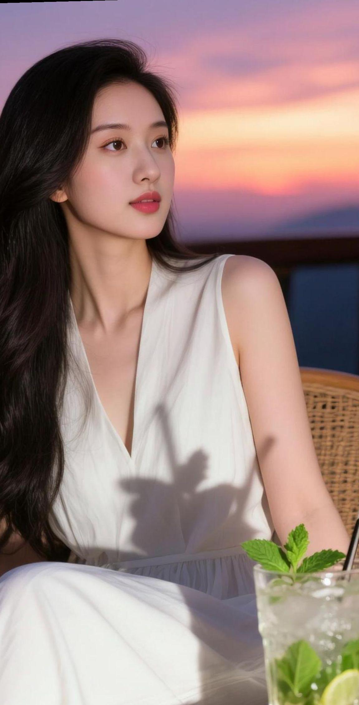 AI暮色氛围感写真 抖音ai创作