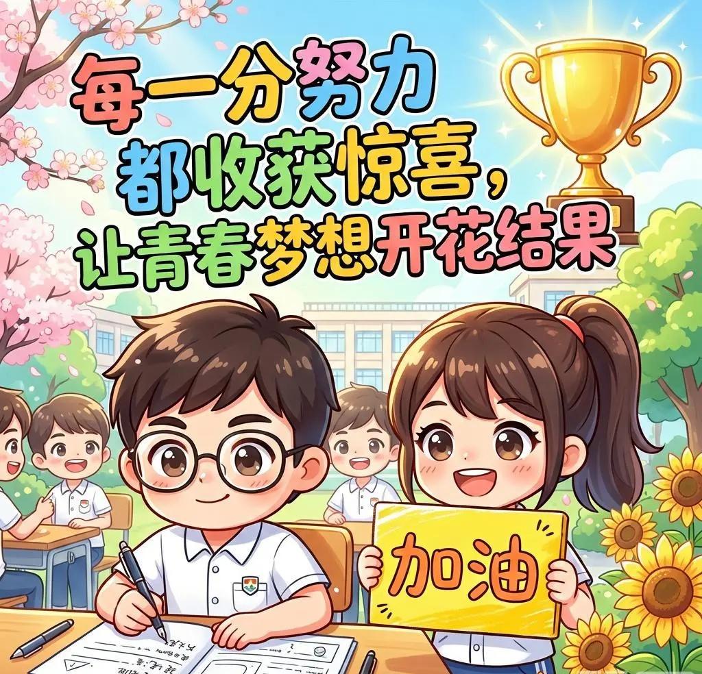 今天是2026年6月7日，高考大幕正式拉开！祝愿所有奔赴考场的考生们气场全开、笔