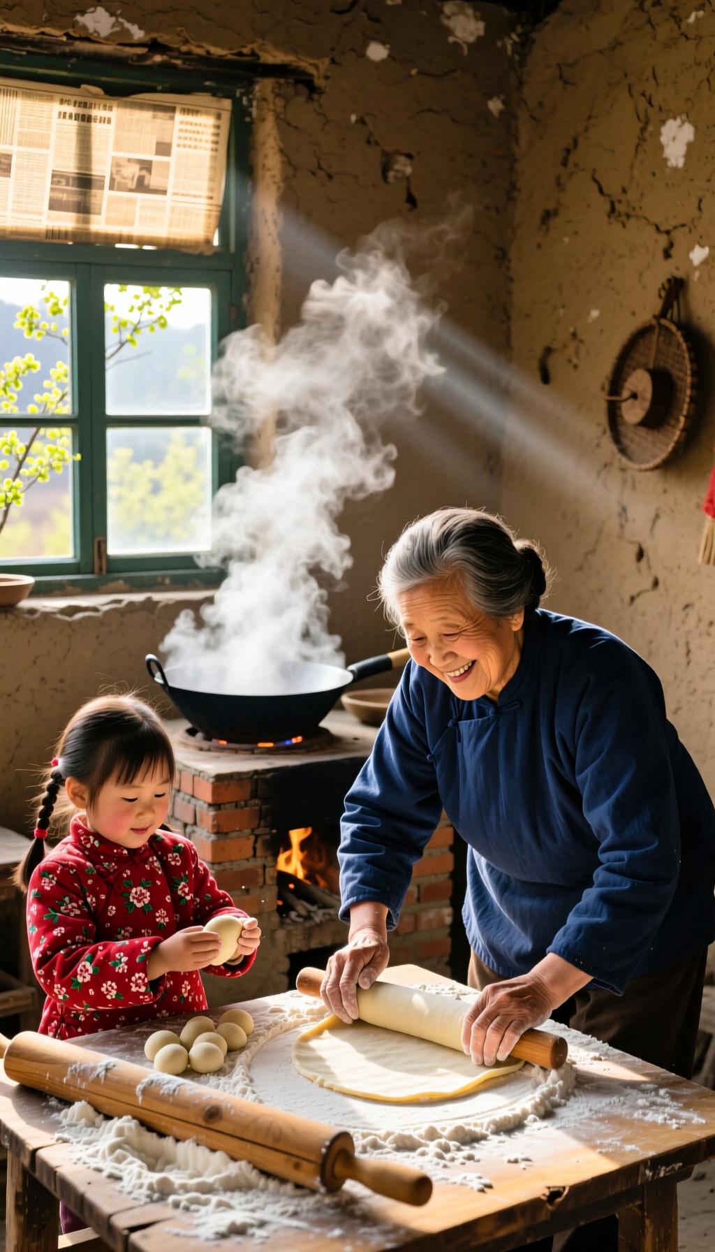 标题：粉色裙摆的奇迹

在繁忙的城市角落，有一栋不起眼的老旧公寓，里面住着一对母
