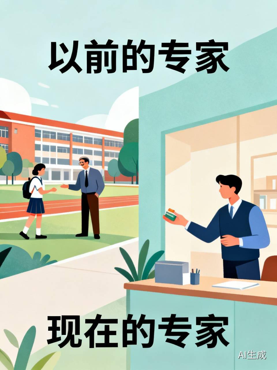 以前的专家：要学术论文，要研发成果，要桃李天下，有炙热的信念。有爱国的情怀。
现